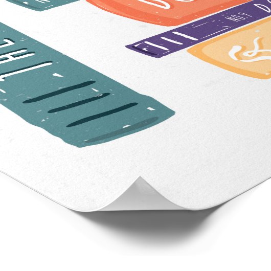 Het Poster Tien Geboden (Hoek)