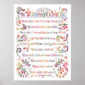 Het Poster Tien Geboden (Voorkant)