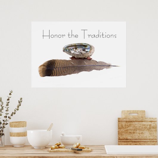 Het Poster Tradities respecteren (Keuken)