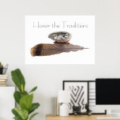 Het Poster Tradities respecteren (Thuiskantoor)