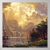 Het Poster 'Tussen de Sierra Nevada' (Voorkant)