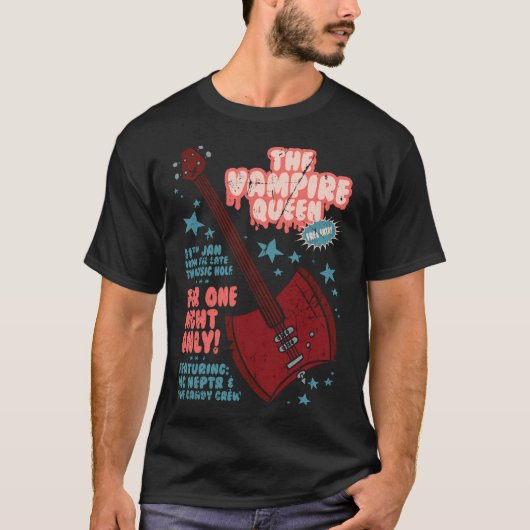 Het Poster Vampire Queen T-shirt (Voorkant)