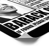 Het Poster van Barack Obama (Hoek)