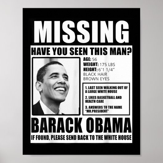 Het Poster van Barack Obama (Voorkant)