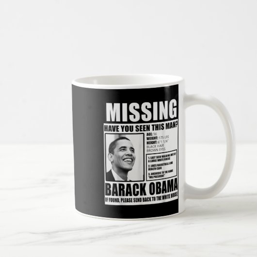Het Poster van Barack Obama Koffiemok (Rechts)