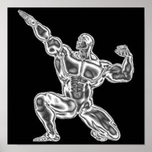 Het Poster van Bodybuilding van het man