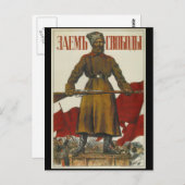 Het Poster van Bonds_Propaganda van de vrijheid Briefkaart (Voorkant / Achterkant)