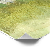 Het Poster van bruin parket (Hoek)