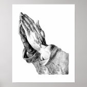 Het Poster van de Aanpassing van de Praying Hands (Voorkant)