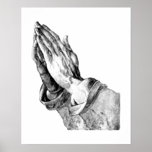 Het Poster van de Aanpassing van de Praying Hands