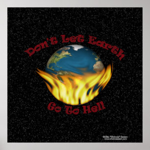 Het Poster van de Aarde redden