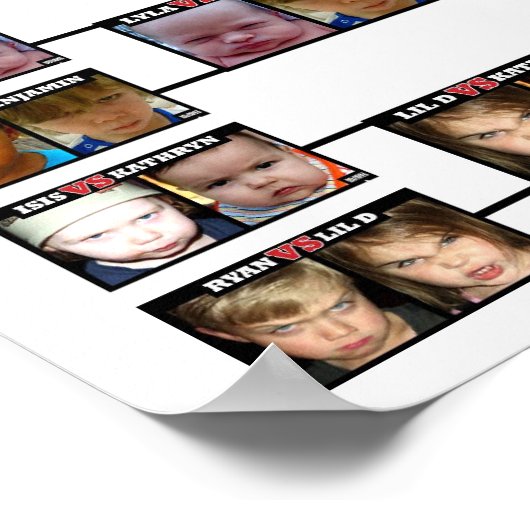 Het Poster van de Baby van het Kwaad van de Afstan (Hoek)