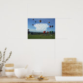 Het Poster van de ballonvaarder (Keuken)