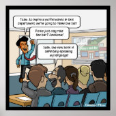 Het Poster van de Bar Funny verhogen (Voorkant)