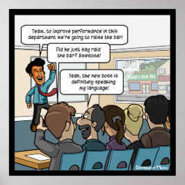 Het Poster van de Bar Funny verhogen