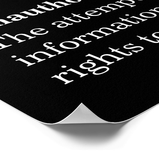 Het Poster van de Bewustmaking van de Veiligheid v (Hoek)