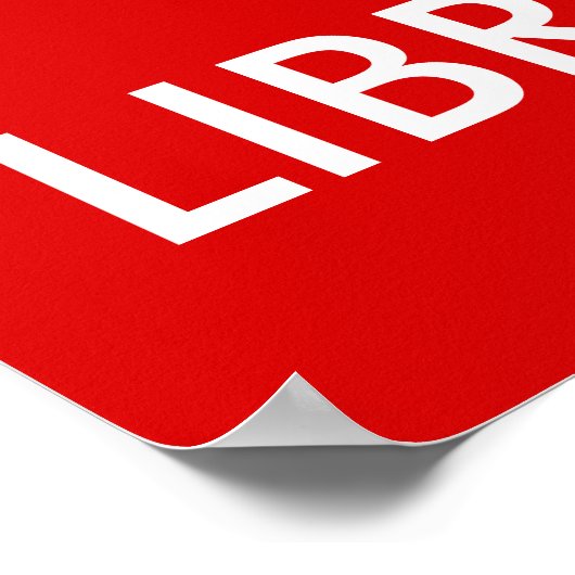 Het Poster van de bibliotheek houdt Calm Stack van (Hoek)