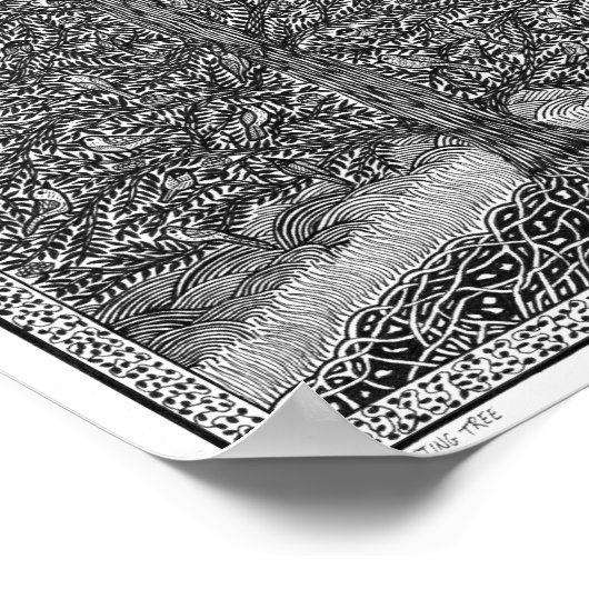 Het Poster van de Boom van de vergadering (Hoek)