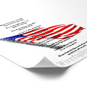 Het Poster van de brandweerman (Hoek)