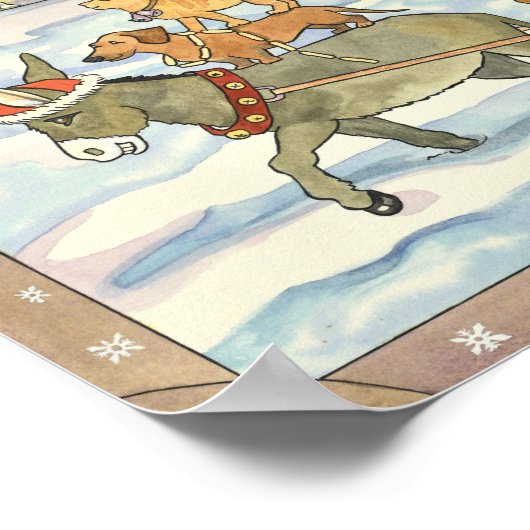 Het Poster van de Bremen Town Musicians (Hoek)