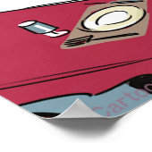 Het Poster van de Cartoon van de Fort Food Service (Hoek)