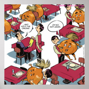 Het Poster van de Cartoon van de Fort Food Service