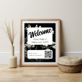 Het Poster van de Code QR van het Wachtwoord QR va