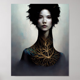 Het Poster van de Collar Fantasy Scifi Art