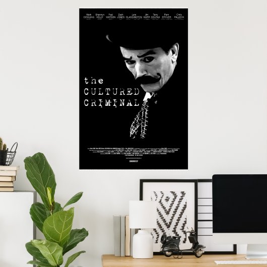 Het Poster van de Culturele Criminaliteit - Offici (Thuiskantoor)