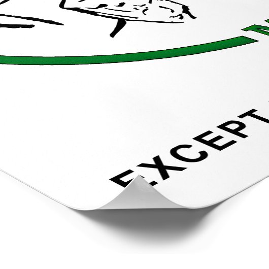 Het Poster van de Diarree Medicine Funny lachen (Hoek)