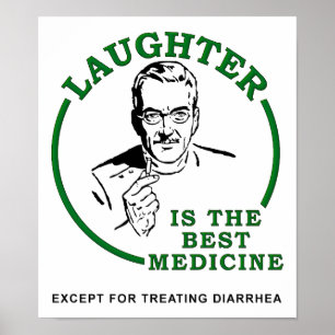 Het Poster van de Diarree Medicine Funny lachen