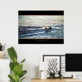 HET Poster VAN DE DOCHTERONDERNEMING VAN HET WATER (Thuiskantoor)