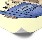 Het Poster van de Dog van de Lezing (Hoek)