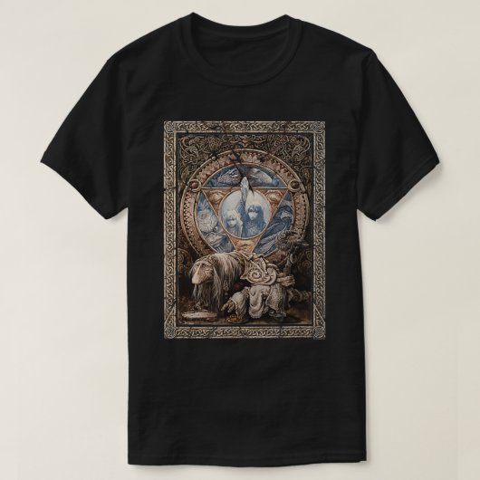 Het  Poster van de Donkere Kristal T-shirt (Design voorkant)