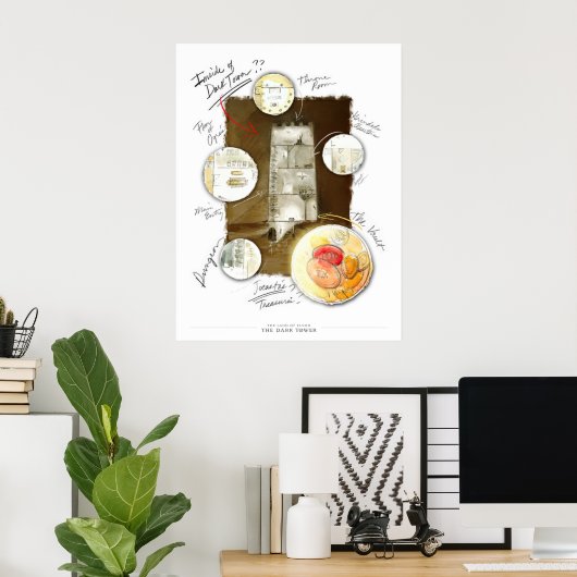 Het Poster van de Donkere Tower (Thuiskantoor)