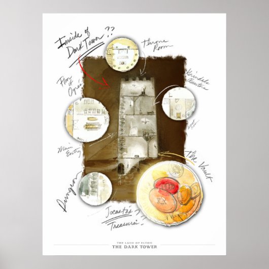 Het Poster van de Donkere Tower (Voorkant)