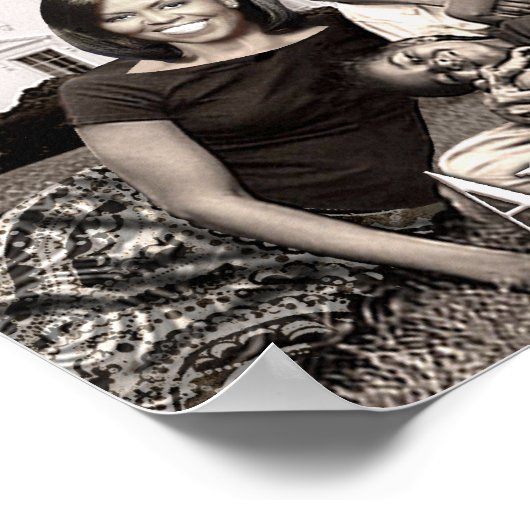 Het Poster van de eerste familie van Amerika (Hoek)