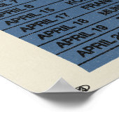 Het Poster van de Europa Tour 2023 (Hoek)