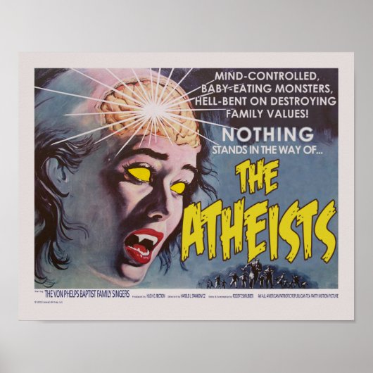 Het Poster van de Film van de Atheïsten (Portfolio (Voorkant)