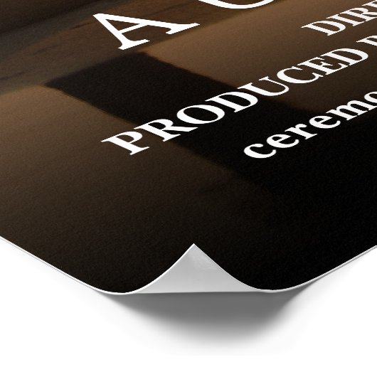 Het Poster van de Foto van het huwelijk - Creëer U (Hoek)