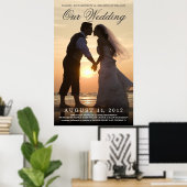 Het Poster van de Foto van het huwelijk - Creëer U (Thuiskantoor)