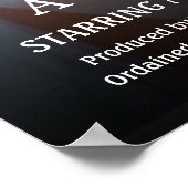 Het Poster van de Foto van het huwelijk - Creëer U (Hoek)