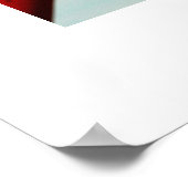 Het Poster van de Foto van het Poster omhoog en we (Hoek)