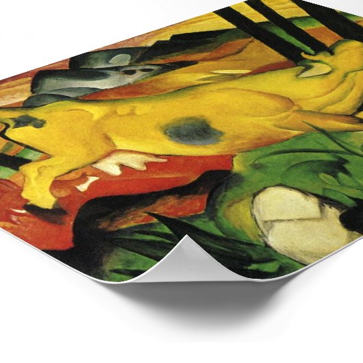 Het Poster van de Gele Koe (Hoek)