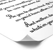 Het Poster van de Gouden Regel - Doe aan anderen P (Hoek)