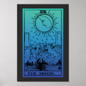 Het Poster van de Gradiënt van de Moon Tarot van d (Voorkant)
