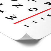 Het Poster van de Grafiek van het citaat (Hoek)