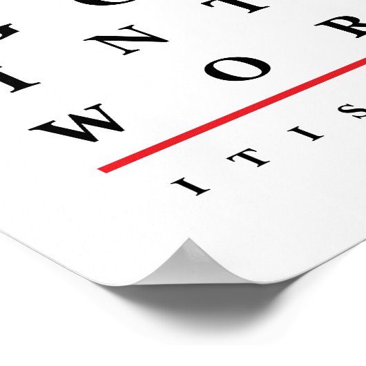 Het Poster van de Grafiek van het citaat (Hoek)