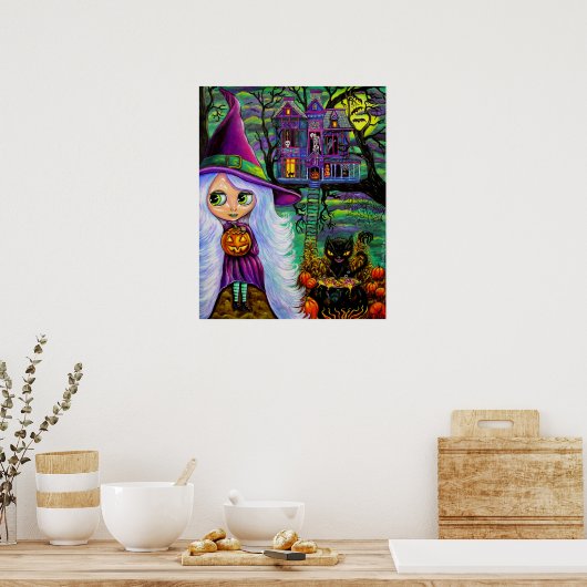 Het Poster van de Haunted Treehouse (Keuken)