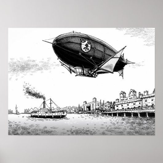 Het Poster van de haven (Voorkant)